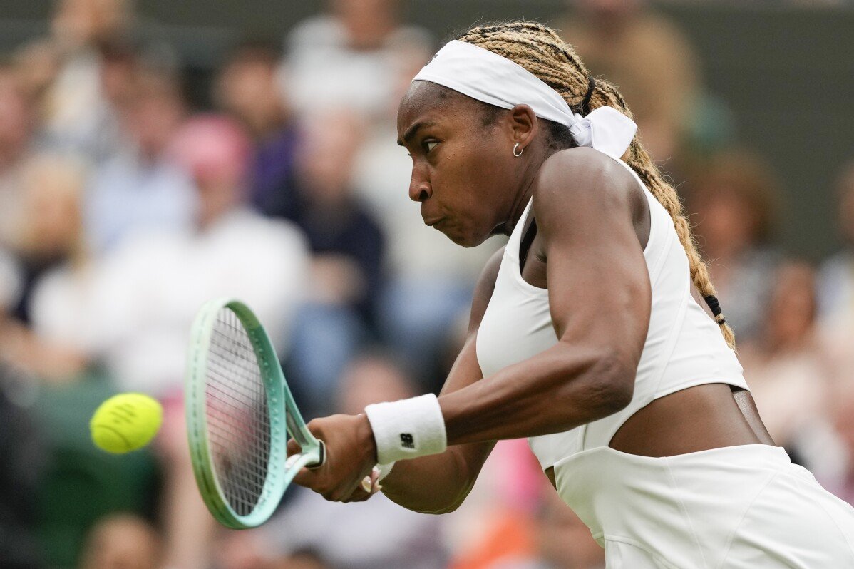 Coco Gauff e Carlos Alcaraz avançam em Wimbledon. Naomi Osaka perde